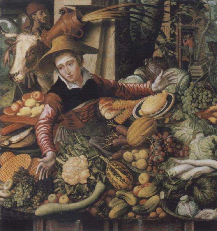 Pieter Aertsen Museums national market woman at the Gemusestand oil painting picture